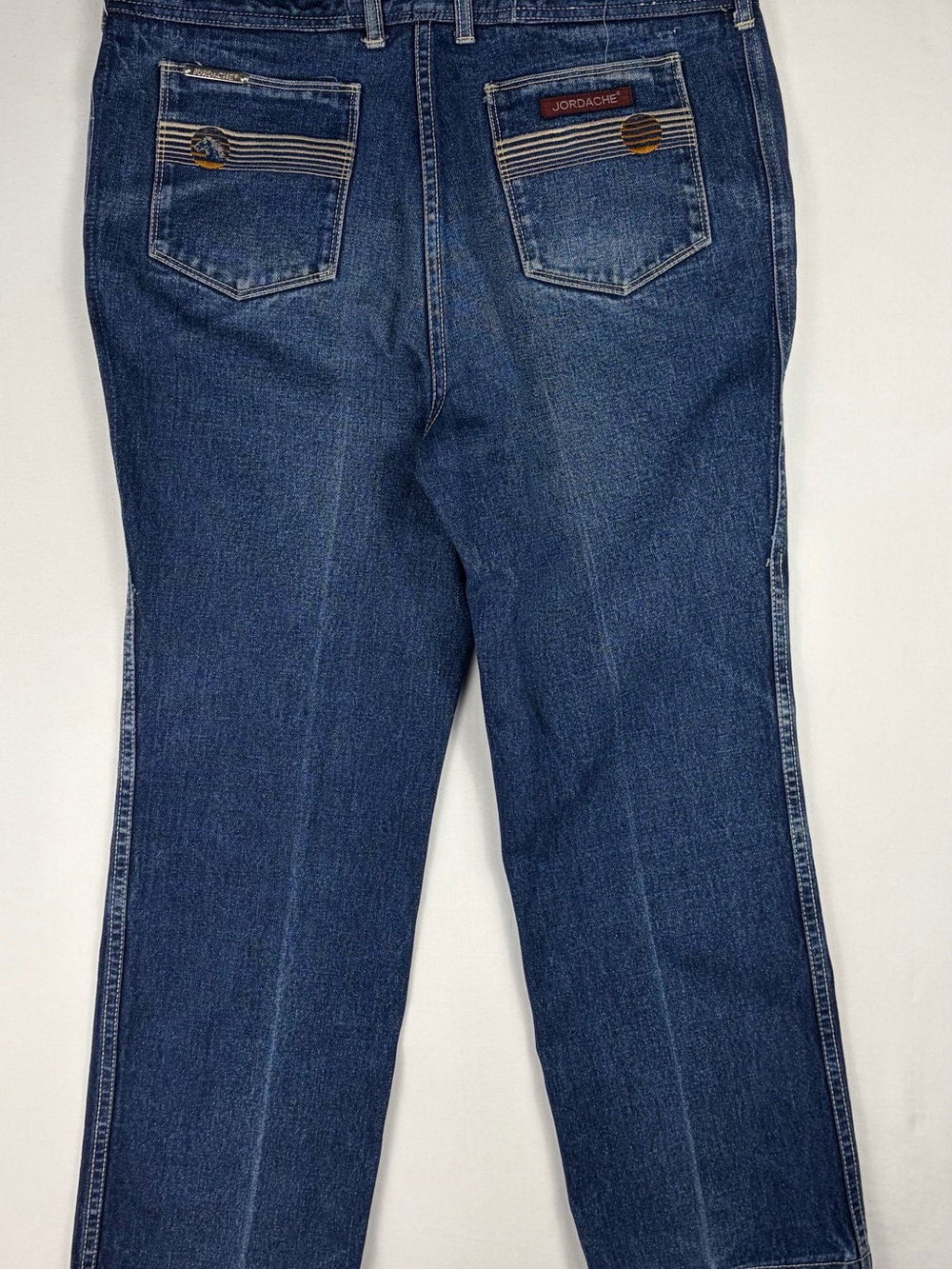 Vtg Jordache Designer Jeans Women's Size 34x25.5 Horse Sunset Cowgirl Roper